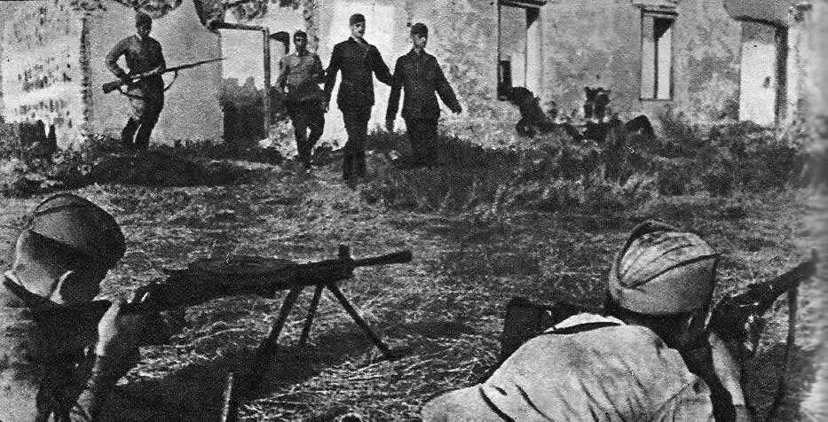 Бой в населенном пункте. Северный Кавказ, сентябрь 1942 г.