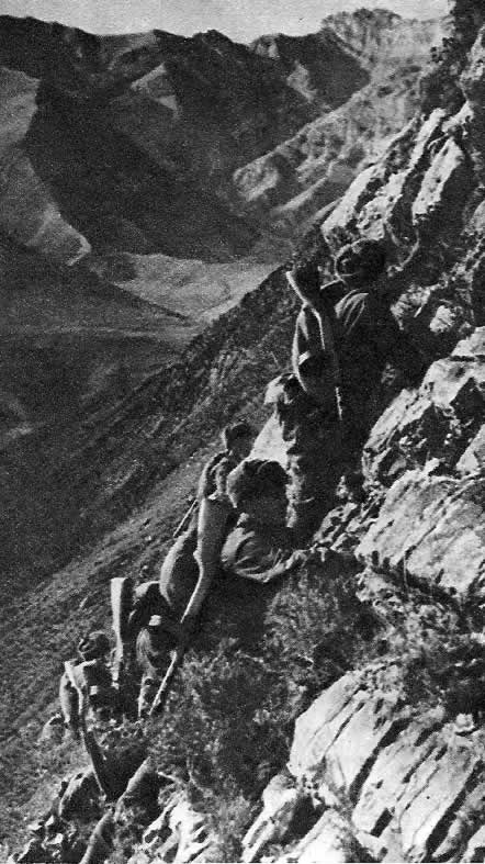 На горных перевалах Кавказа. Осень 1942 г.