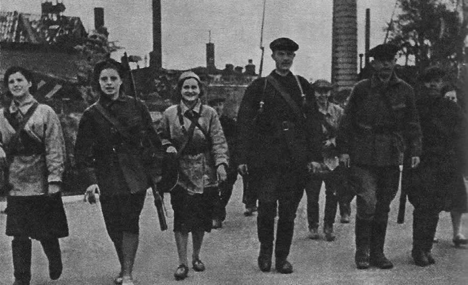 Рабочие Ленинграда. Сентябрь 1942