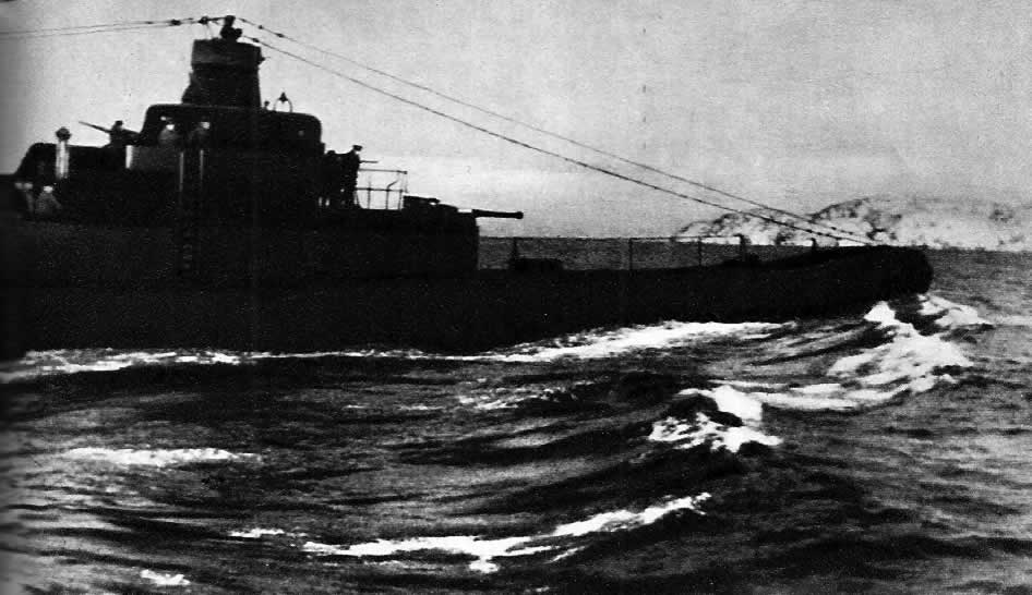 Подводная лодка «К-21» в боевом походе. Северный флот, июнь 1942 г.
