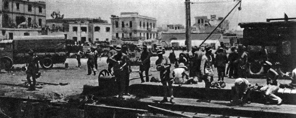 Немецко-итальянские войска в Тобруке. Июнь 1942