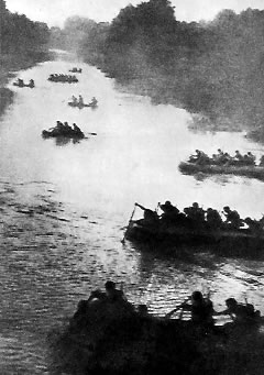 Переправа немецко-фашистских войск через Сомму. Июнь 1940.