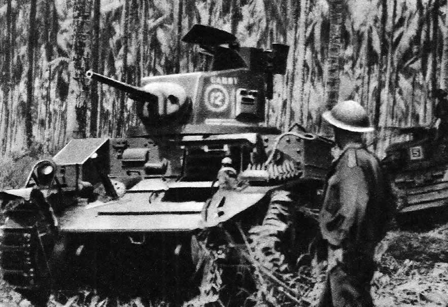 Легкие танки М-3 в джунглях Новой Гвинеи. Декабрь 1942 г.