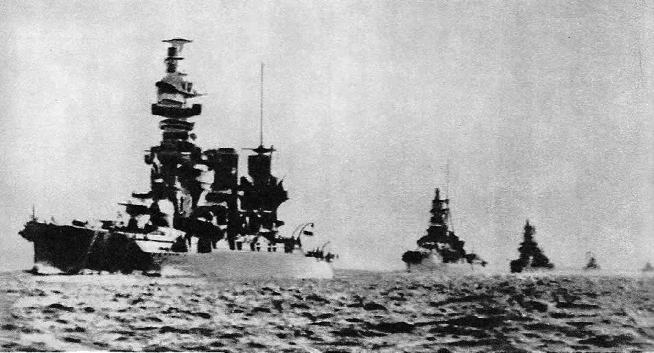 Сосредоточение японских военно-морских сил у берегов Малайи. Декабрь 1941 г.