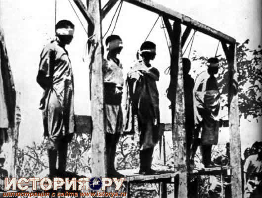 Зверства итальянских захватчиков. Эфиопия, 1937
