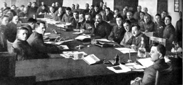 Заседание Реввоенсовета СССР. 1927 г