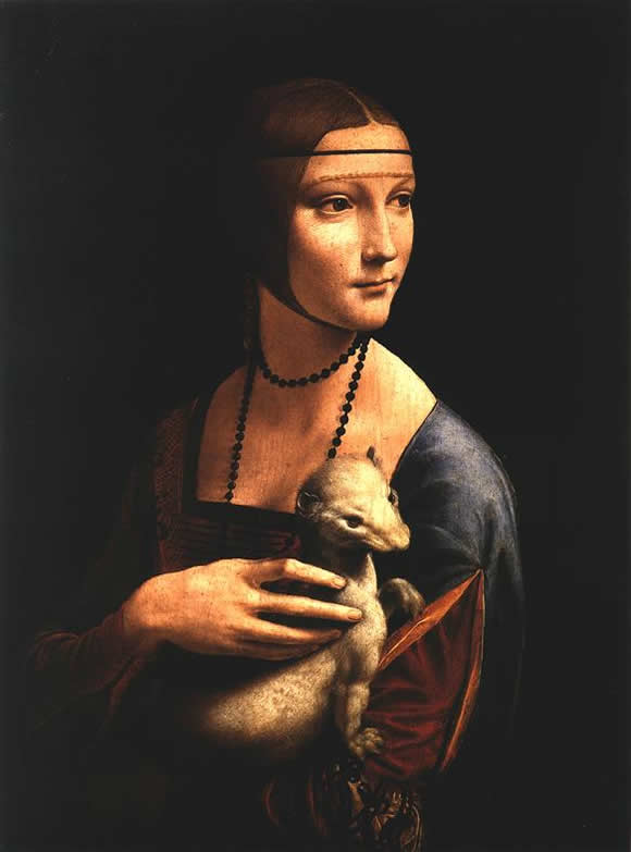 Дама с горностаем Леонардо