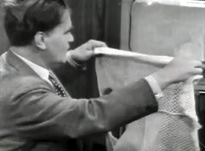 1962 - шутка о цветном телевидении с помощью чулков